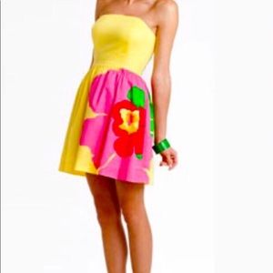 Lilly Pulitzer strapless dress